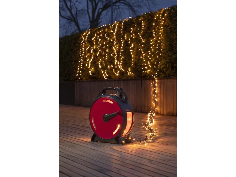 Konstsmide LED-Lichterkette Kabelaufroller, 1200 LED, 26.3 m, Outdoor