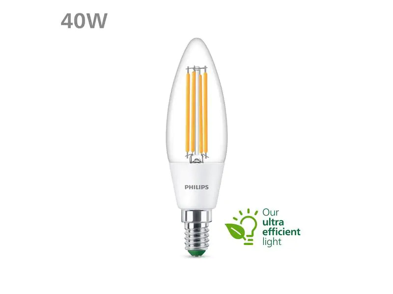 Philips Lampe 2.3W (40W) E14, Warmweiss