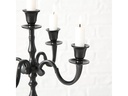 Boltze Kerzenständer Victoria 40 cm, Schwarz
