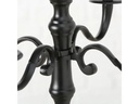 Boltze Kerzenständer Victoria Aluminium, Schwarz