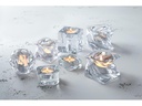 Leonardo Teelichthalter Volare 7, 6,5 cm 6 Stück, Transparent