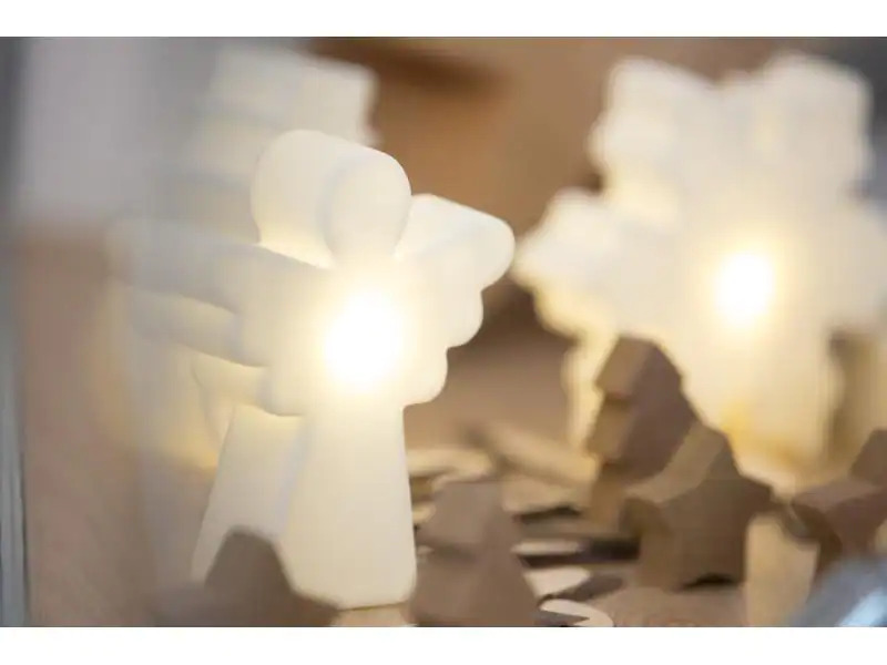 8 Seasons Design LED Shining Angel Micro, Weiss