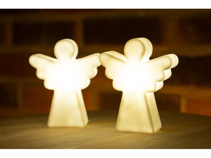8 Seasons Design LED Shining Angel Micro, Weiss