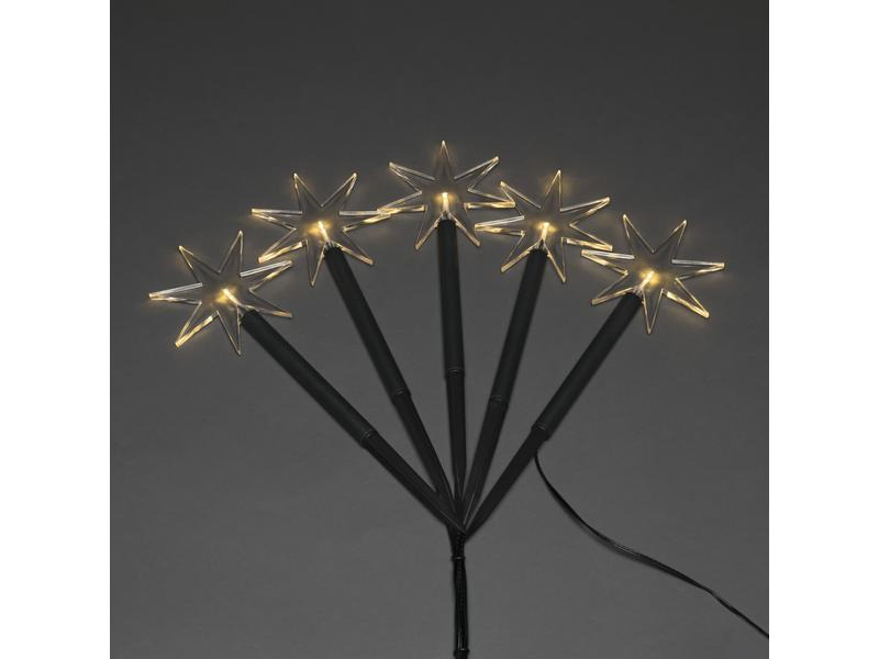 Konstsmide LED-Figur Stern 5er Set