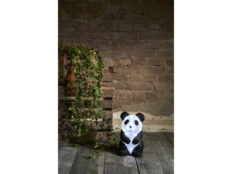 Star Trading LED-Figur Crystalo Panda 20 LED, 27 cm, outdoor