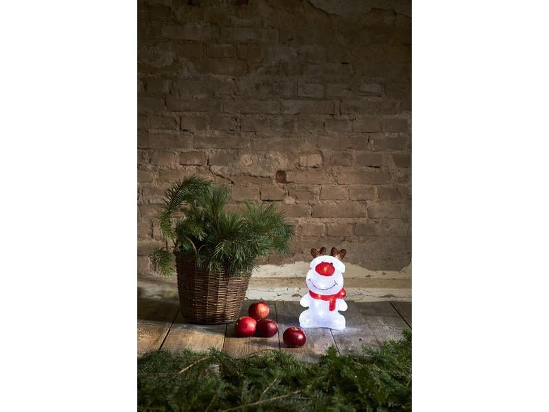 Star Trading LED-Figur Crystalo Rentier 30 LED, 28 cm, outdoor