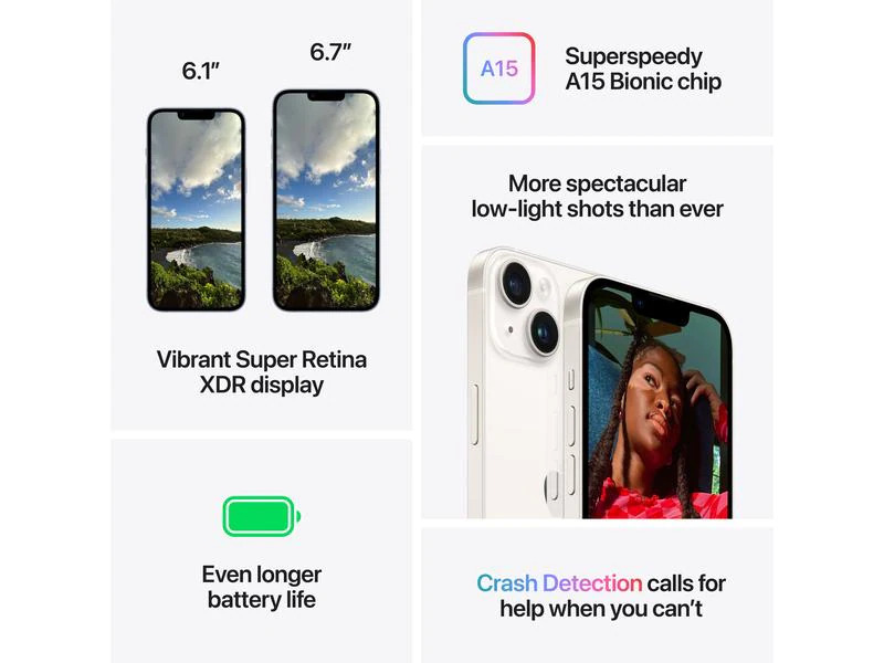 Apple iPhone 14 128 GB Mitternacht