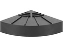 Esschert Design Blumentopffüsse 4er-Set, Schwarz