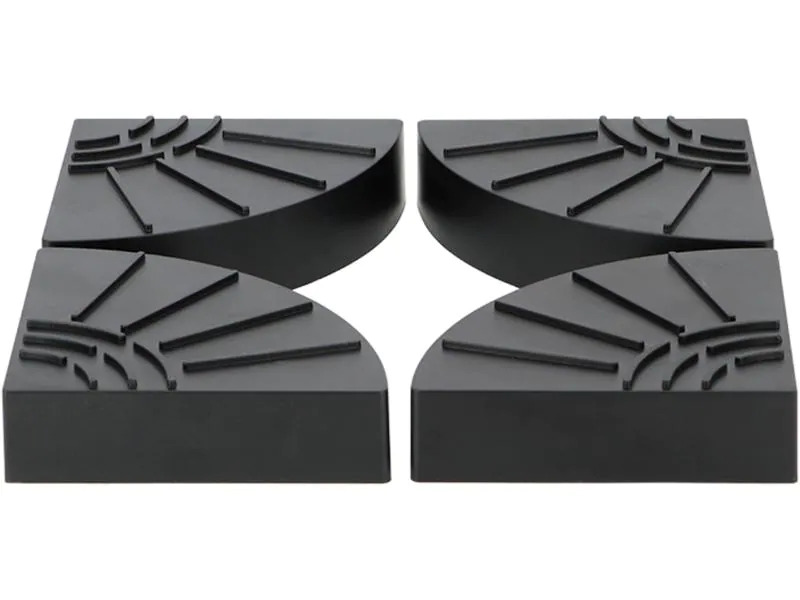 Esschert Design Blumentopffüsse 4er-Set, Schwarz