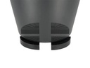 Esschert Design Blumentopffüsse 4er-Set, Schwarz