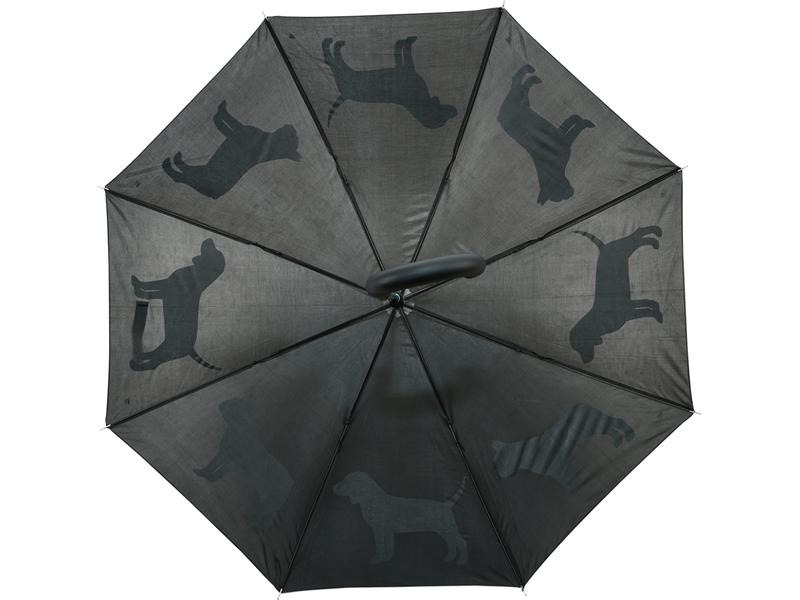 Esschert Design Schirm Reflektor Hunde Grau/Schwarz