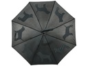 Esschert Design Schirm Reflektor Hunde Grau/Schwarz