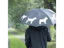 Esschert Design Schirm Reflektor Hunde Grau/Schwarz
