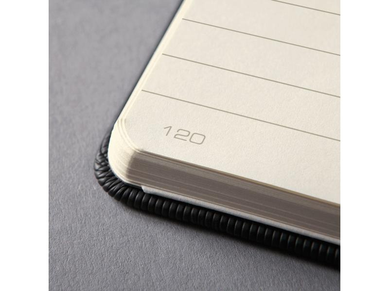 Sigel Notizbuch Conceptum A4, Liniert, Schwarz