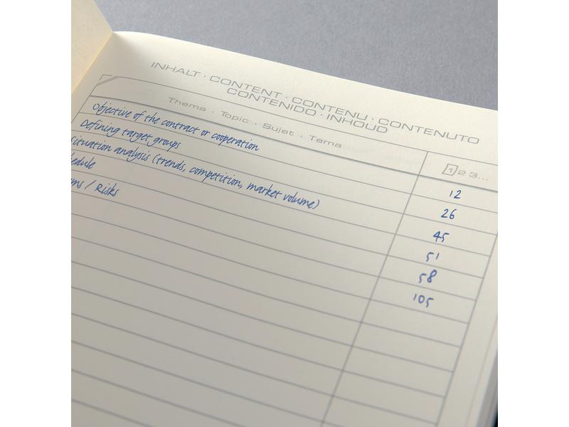 Sigel Notizbuch Conceptum A5, Blanko, Schwarz