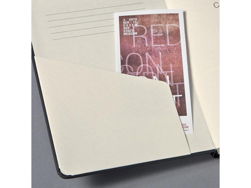 Sigel Notizbuch Conceptum A5, Blanko, Schwarz