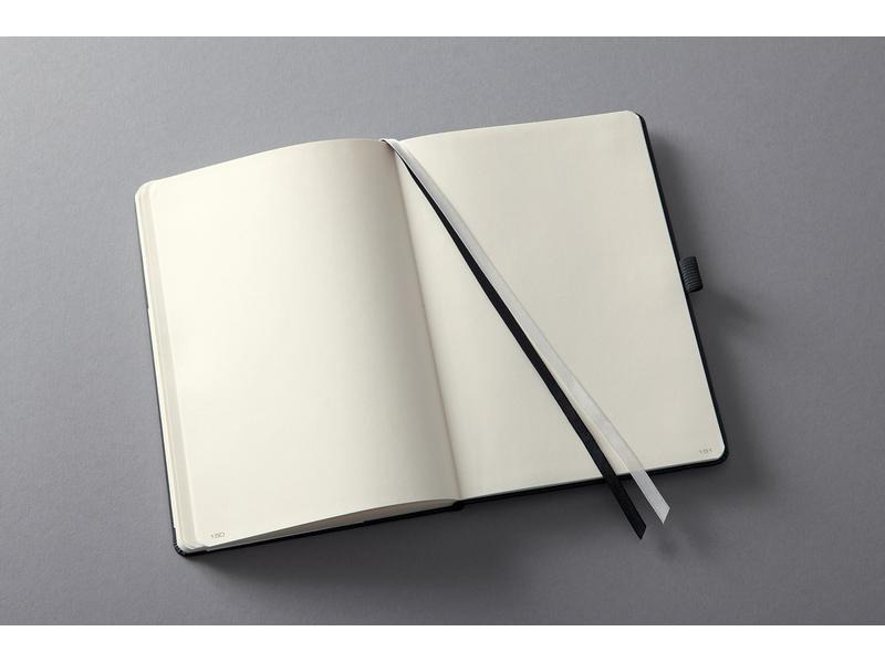 Sigel Notizbuch Conceptum A5, Blanko, Schwarz