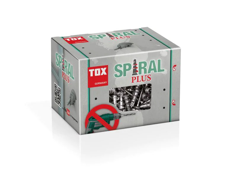 Tox-Dübel Gipskartondübel Spiral Plus 37-2 S 50 Stück