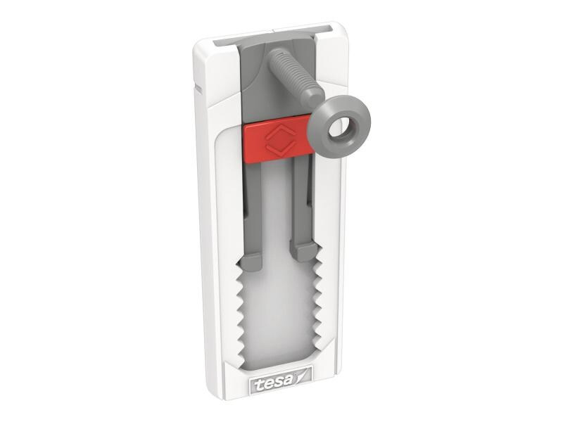 tesa Klebeschraube 3 kg für Fliesen + Metall, verstellbar