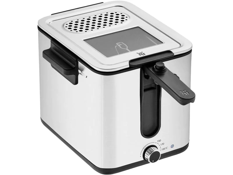 WMF Fritteuse Küchenminis Fryer &amp; Dicer, , Schwarz/Silber