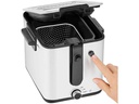 WMF Fritteuse Küchenminis Fryer &amp; Dicer, , Schwarz/Silber