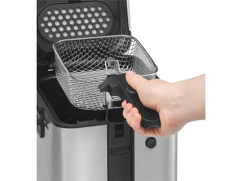 WMF Fritteuse Küchenminis Fryer &amp; Dicer, , Schwarz/Silber