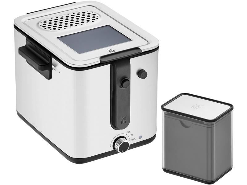 WMF Fritteuse Küchenminis Fryer &amp; Dicer, , Schwarz/Silber