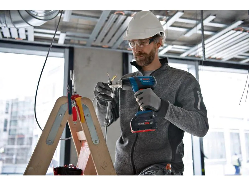 Bosch Professional Akku-Heissluftgebläse GHG 18V-50 Solo, L-Boxx