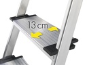 Hailo Stehleiter L80 Comfort Line 6 Stufen