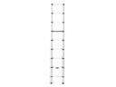 Hailo Teleskop-Anlegeleiter T80 Flexline 260 9 Stufen