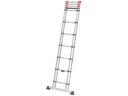 Hailo Teleskop-Anlegeleiter T80 Flexline 320 11 Stufen