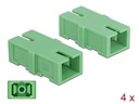 Delock LWL-Kupplung SC – SC Simplex Singlemode 4 Stück