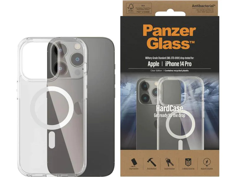 Panzerglass Back Cover Hard Case MagSafe iPhone 14 Pro Transparent