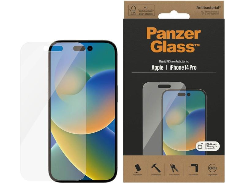 Panzerglass Displayschutz Classic Fit iPhone 14 Pro