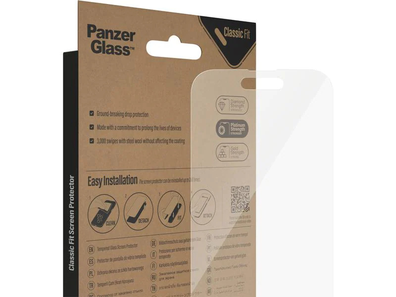 Panzerglass Displayschutz Classic Fit iPhone 14 Pro