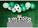 Partydeco Partyset Football 6-teilig, Schwarz-Weiss / Grün