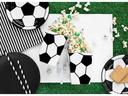 Partydeco Partyset Football 6-teilig, Schwarz-Weiss / Grün