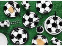 Partydeco Partyset Football 6-teilig, Schwarz-Weiss / Grün