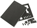 Perel Werkzeugkoffer 1819-42A Silber, Mit Schaumstoffeinlage