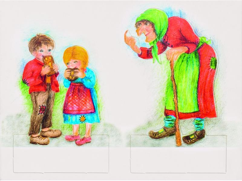 Heyda Deko-Bastelset Knusperhaus weisser Karton, A4