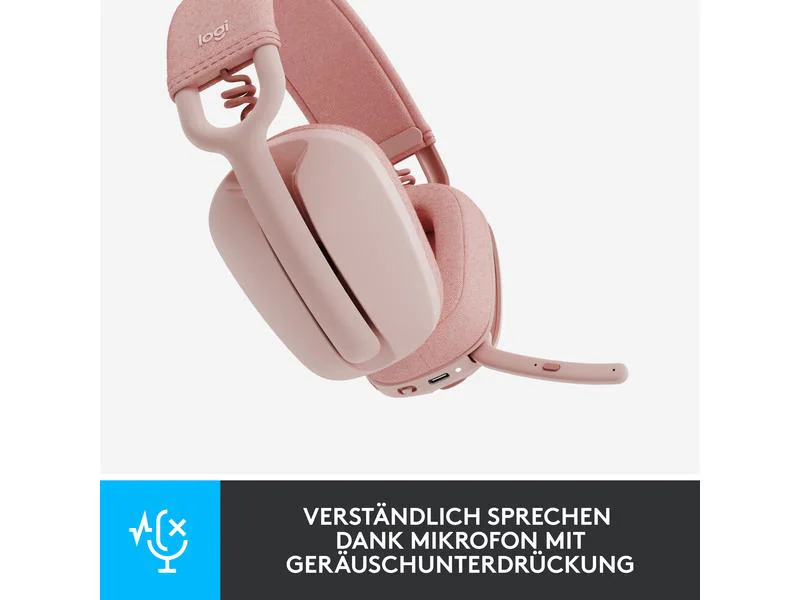 Logitech Headset Zone Vibe 100 Rosa