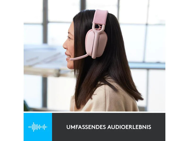 Logitech Headset Zone Vibe 100 Rosa