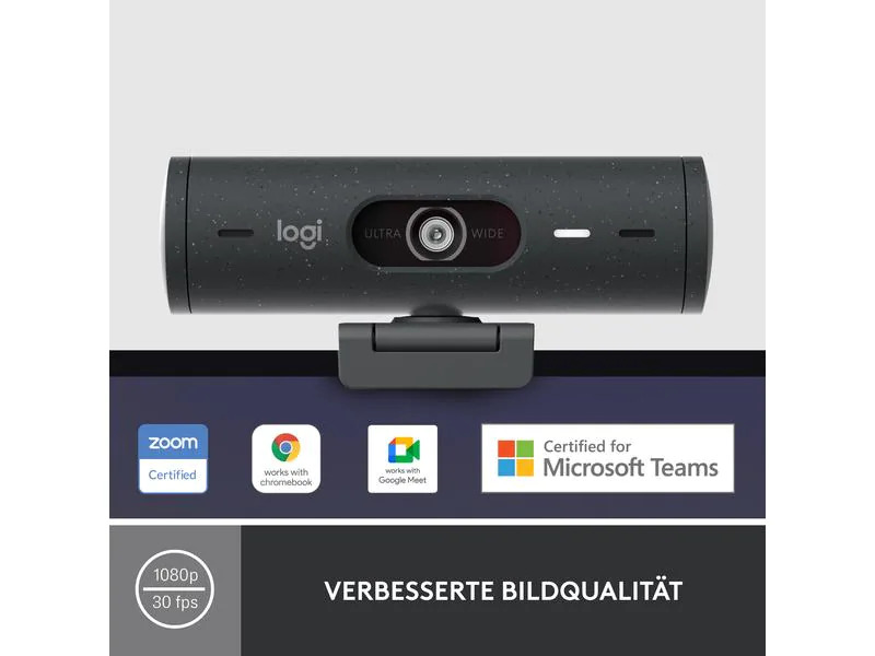 Logitech Webcam Brio 500 Graphite