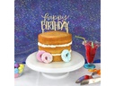 PME Kuchen-Topper Ausstecher Happy Birthday 1 Stück, Weiss