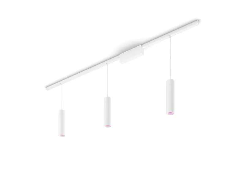 Philips Hue LED Pendelleuchte Perifo Basis-Set, 3 x 5.2 W, Weiss