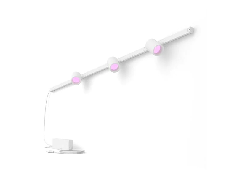 Philips Hue LED Schienenspot Perifo Basis-Set, 3 x 5.2 W, Weiss
