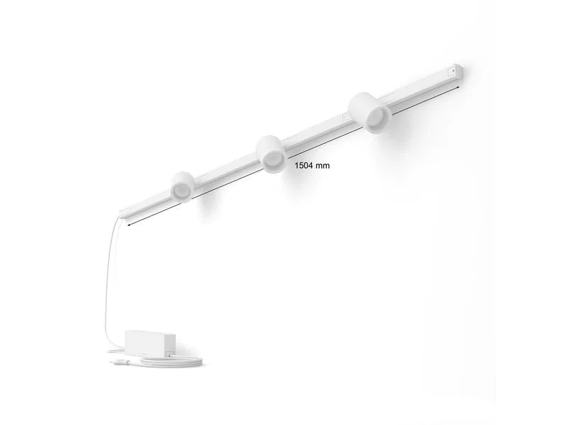 Philips Hue LED Schienenspot Perifo Basis-Set, 3 x 5.2 W, Weiss