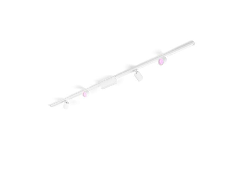 Philips Hue LED Schienenspot Perifo Basis-Set, 4 x 5.2 W, Weiss