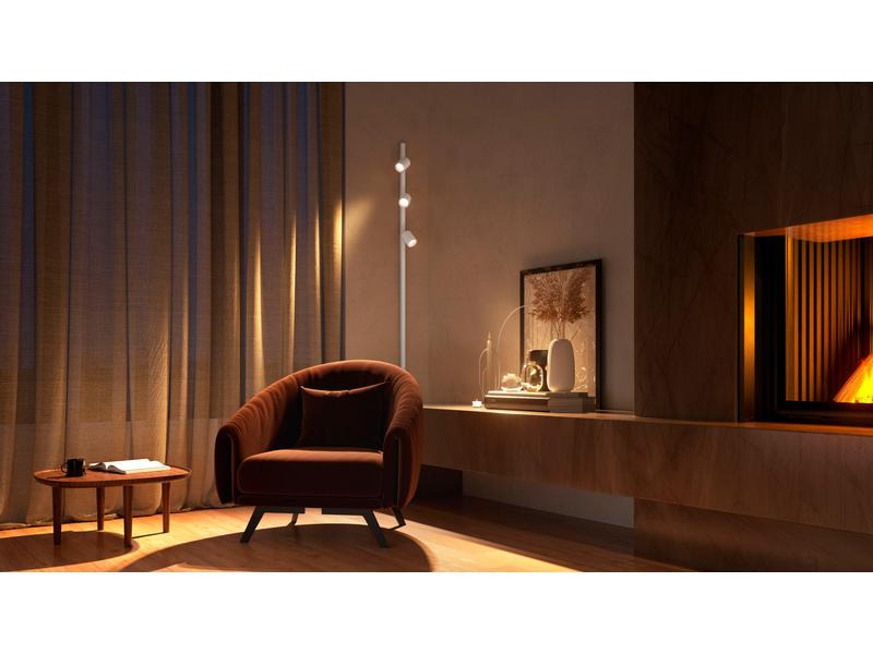 Philips Hue LED Schienenspot Perifo Basis-Set, 4 x 5.2 W, Weiss