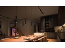 Philips Hue LED Schienenspot Perifo Basis-Set, Spots+Lichtleiste,Schwarz